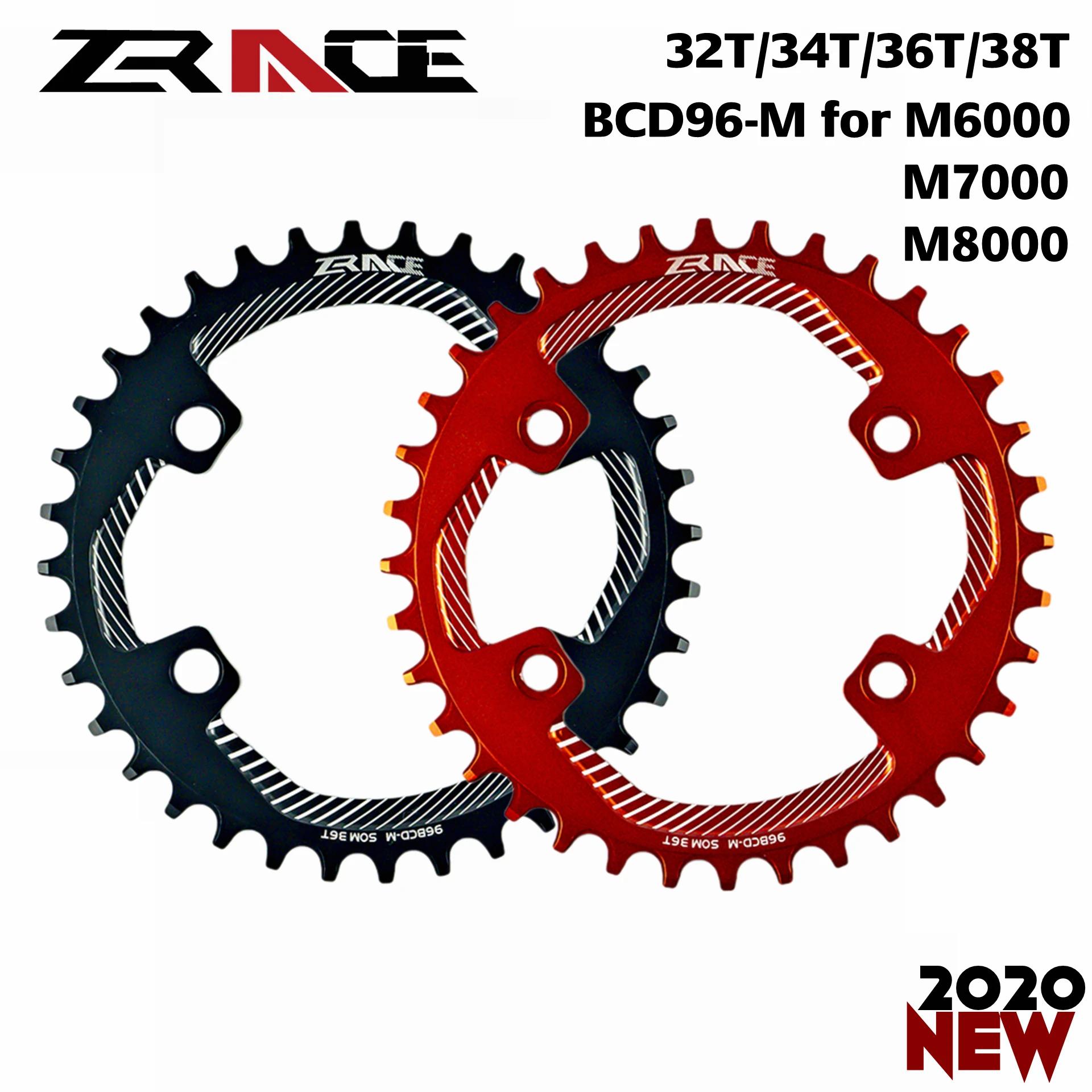 2020 ZRACE Chainrings Chainwheels BCD96-M M8000 M7000 M6000,32T 34T 36T 38T AL7075 CNC μ, Ŀ 浵 15 + MTB 